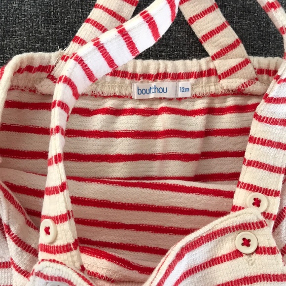 Terrycloth fabric overalls / romper jumpsuit - Picture 7 of 7